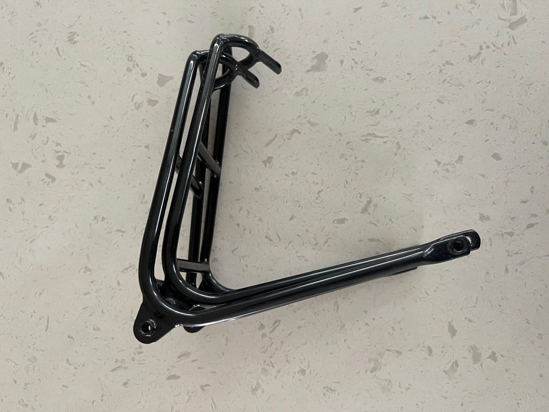 Brompton Aluminium Rear Rack - Black, Sports Equipment, Bicycles ...