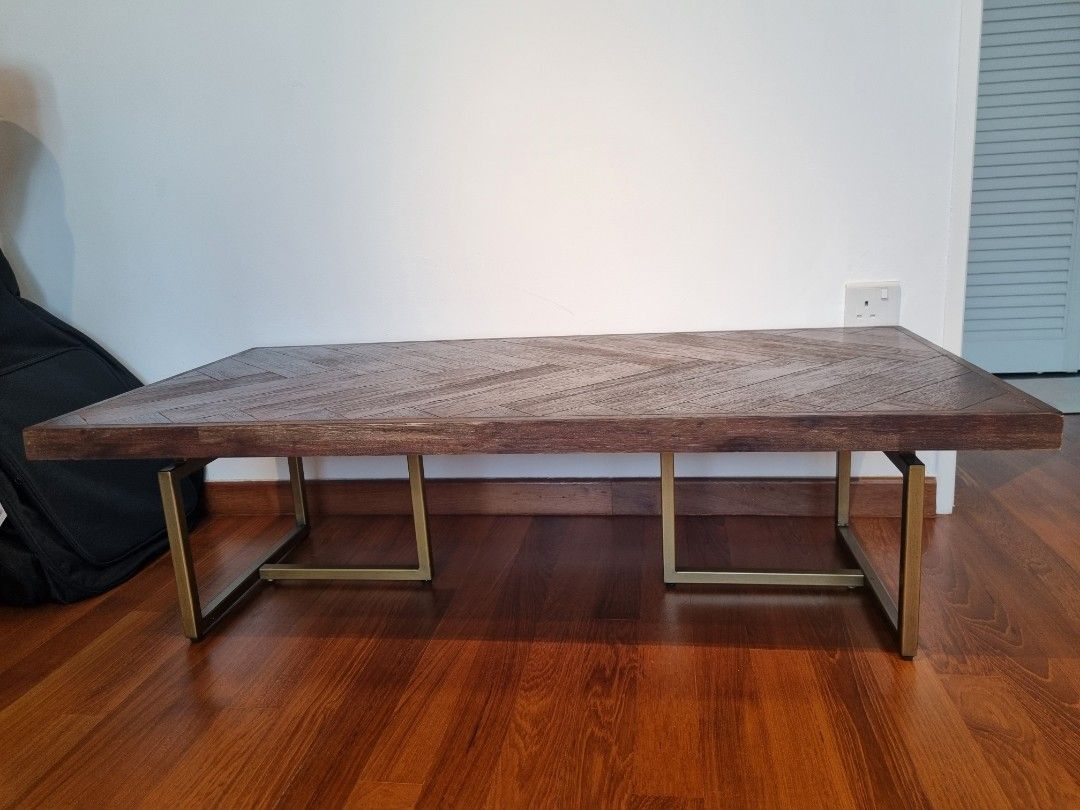 Bruno Coffee Table (Category: Tables & Sets) located in Singapore. Submitted by skywhy (Listing ID 1237384412, Image 2). Description: 3 year old coffee table from commune. Height: 35cm, Length: 120cm, Width: 60cm self collection at queenstown.