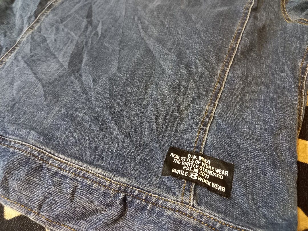 BURTLE Workwear Denim/Jeans Jacket, Men's Fashion, Coats, Jackets and ...