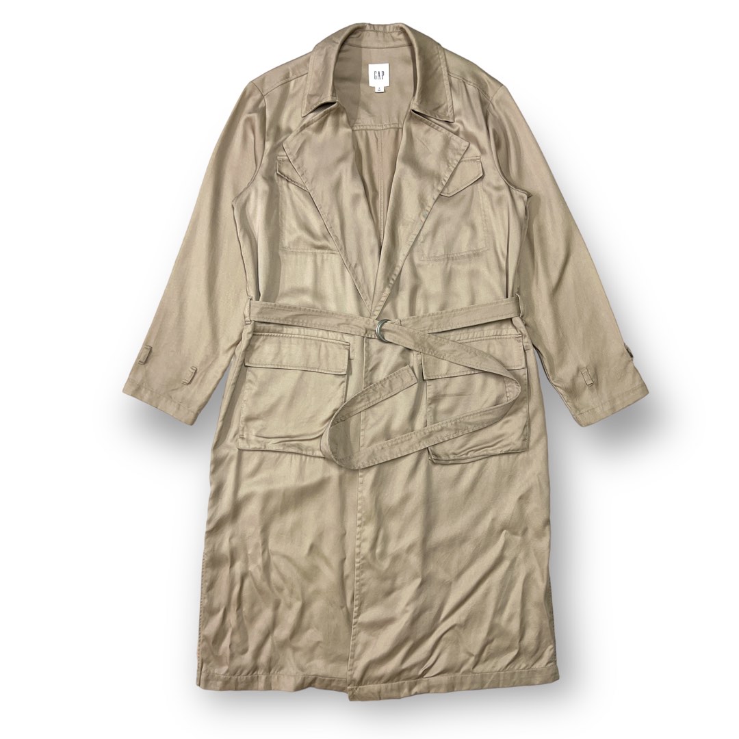 C(A7) GAP trench coat, Men's Fashion, Coats, Jackets and Outerwear on Carousell