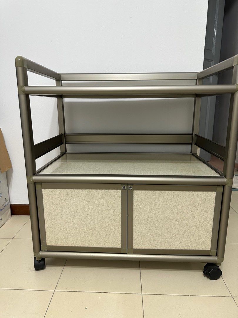 with rollers, Furniture & Home Living, Furniture, Shelves