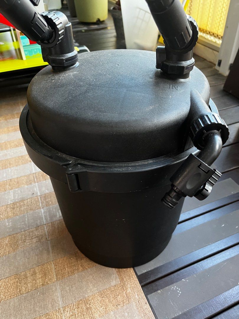 canister filter with filter media, Pet Supplies, Homes & Other Pet