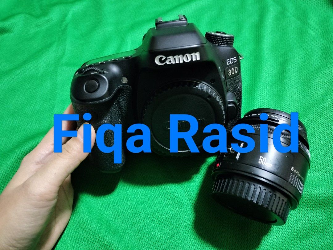 Canon EOS 80D (Category: Cameras) located in Kuala Lumpur. Submitted by fiqarasid_ (Listing ID 1237465577, Image 1). Description: Full set Canon EOS untuk dijual. Dapat 2 lens, panjang dan pendek. Memamg dijaga rapi, kegunaan sendiri sahaja. Nego till letgo sebab nak guna cash. Boleh set date untuk tengok barang area berdekatan..