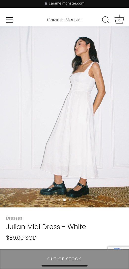 Caramel Monster dress Julian, Women's Fashion, Dresses & Sets, Dresses on Carousell