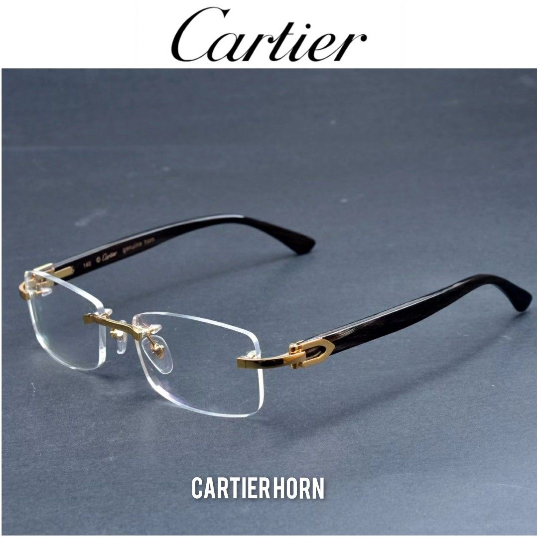 Cartier rimless eyeglasses sale
