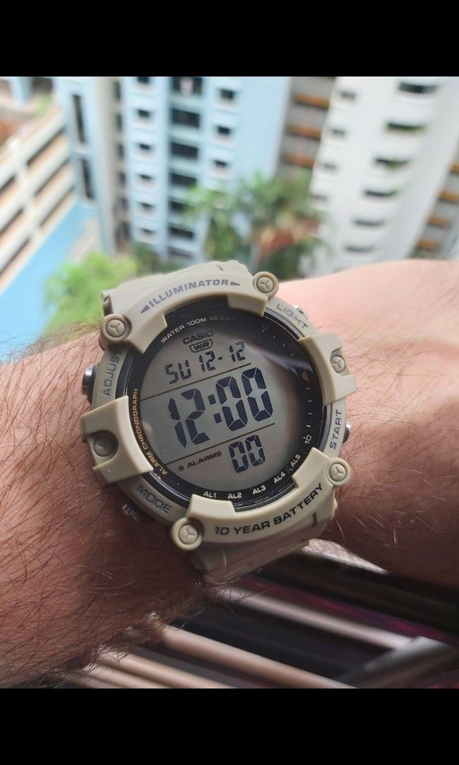 Casio 10 year Battery, Men's Fashion, Watches & Accessories, Watches on ...