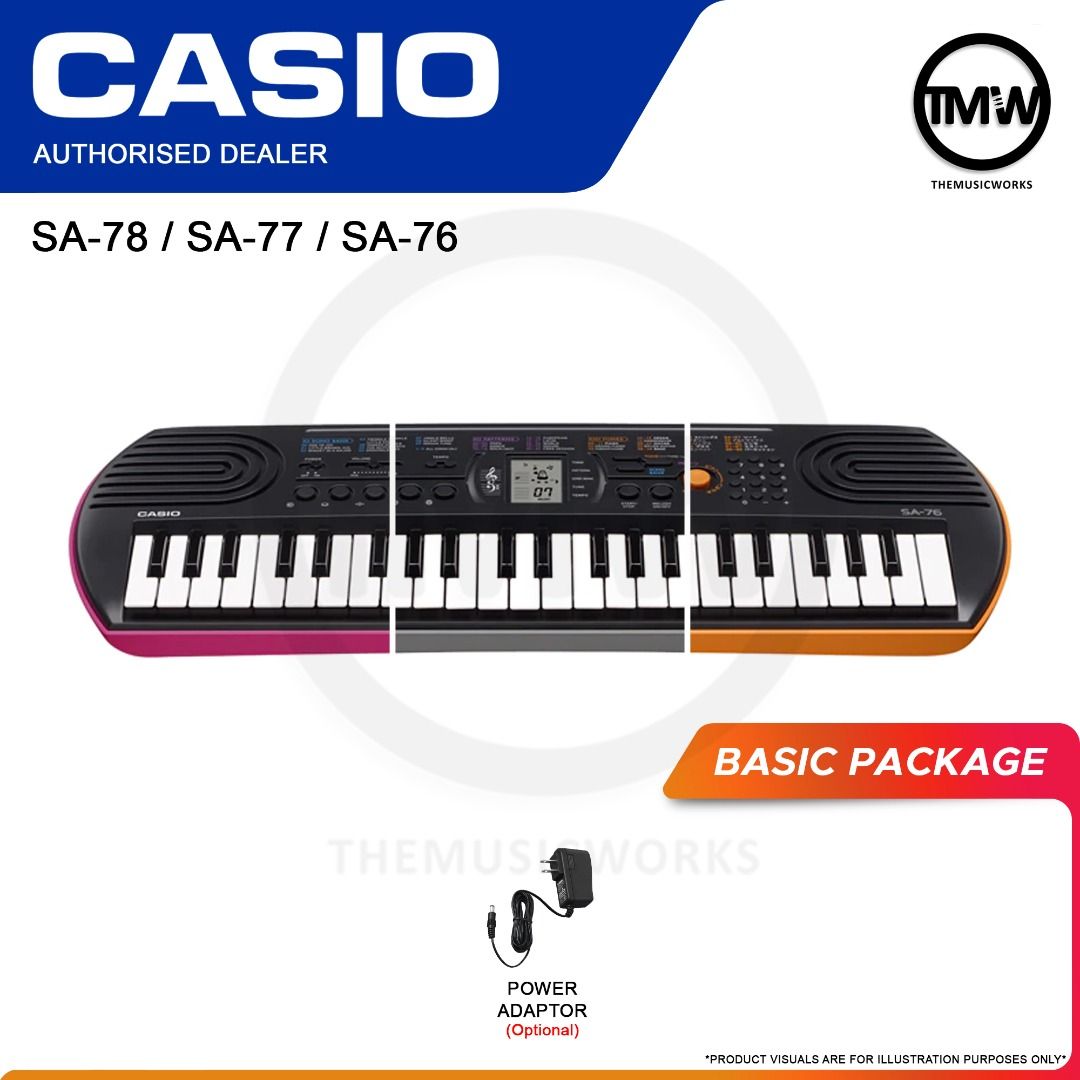 Casio 77 sales key keyboard