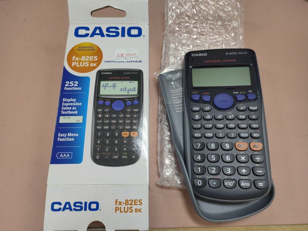 Casio Scientific Calculator fx 82ES Plus BK Hobbies Toys