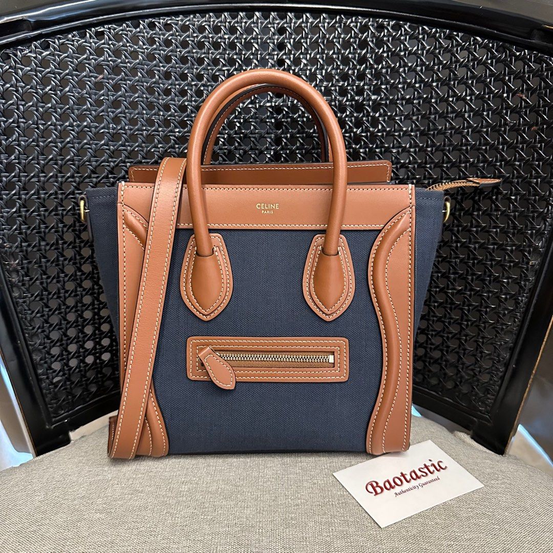 Celine luggage top tan