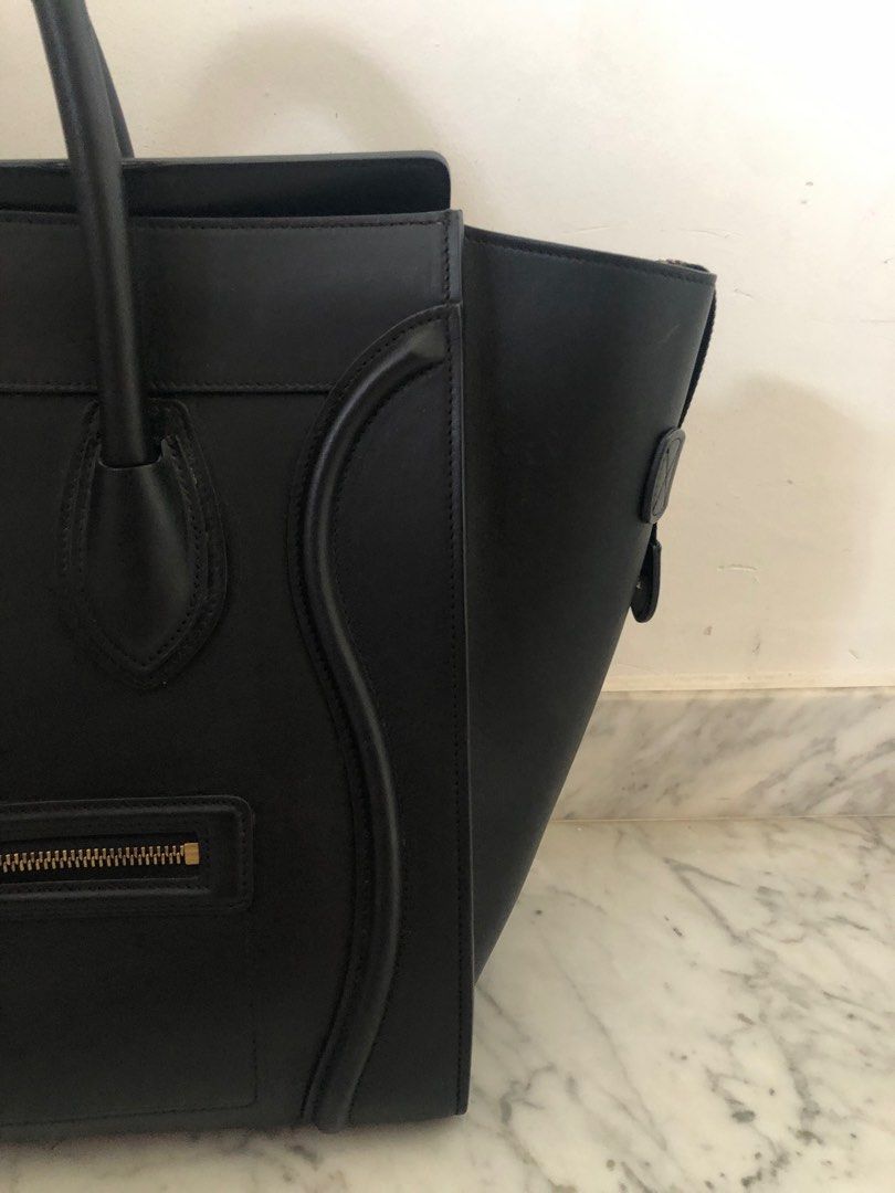 Celine Mini Luggage Bag Black