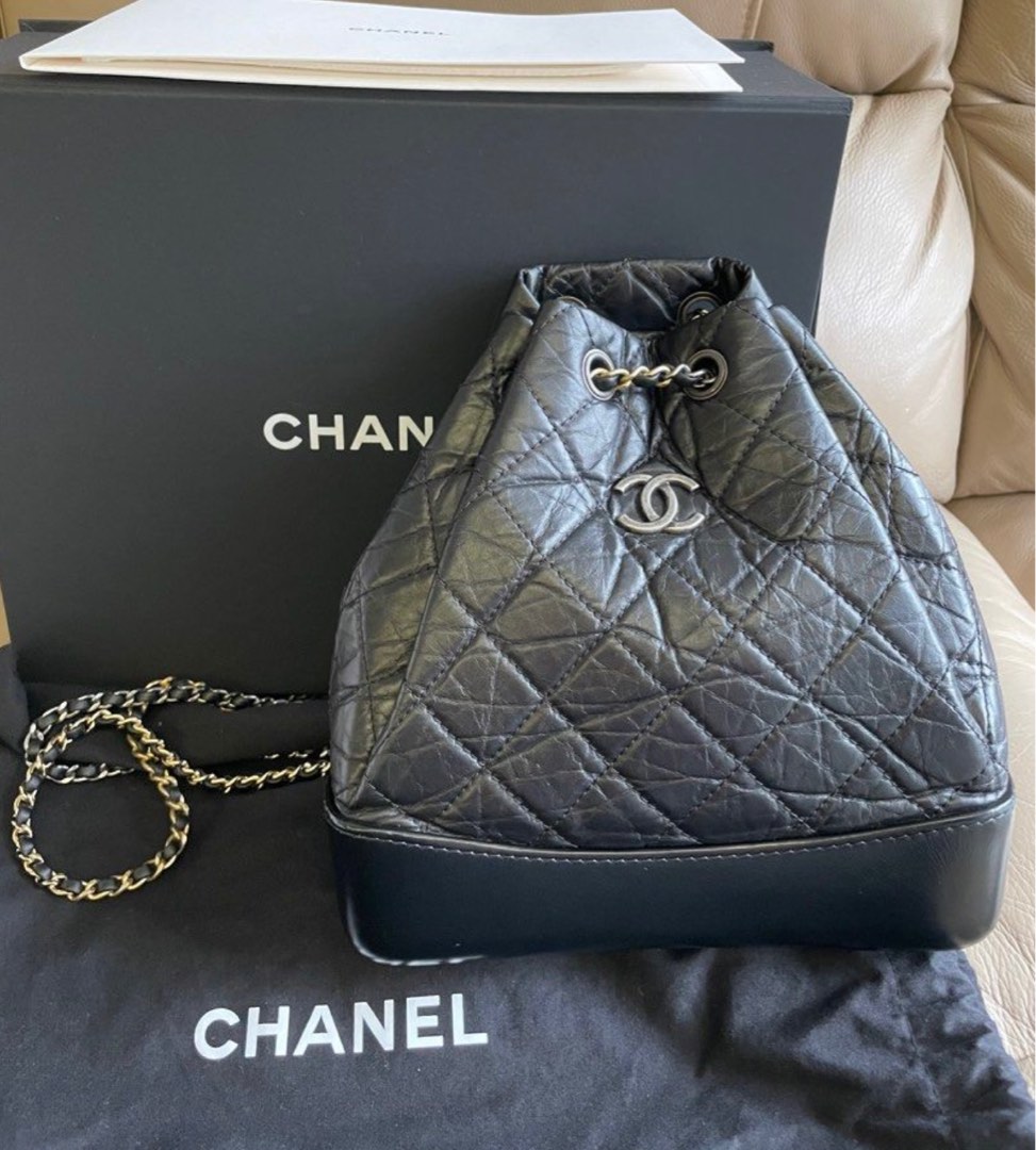Chanel Gabrielle backpack small size, 名牌, 手袋及銀包 Carousell