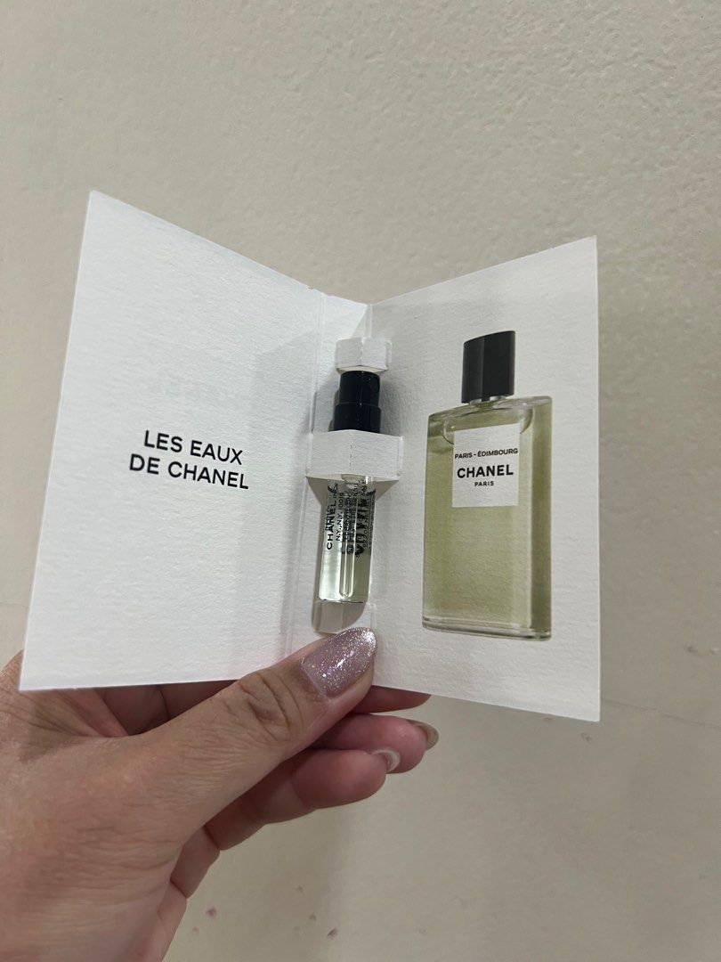 Chanel PARIS Les Eaux de Sample Eau De Toilette Travel Spray 1.5 ml NEW