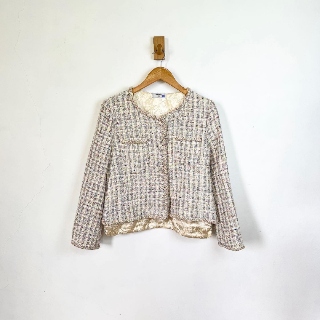 CHANEL TWEED, Women's Fashion, Tops, Others Tops on Carousell