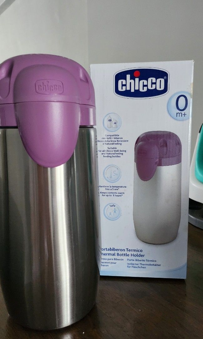 Chicco Thermos Pink Baby Food Holder 0Mesi +