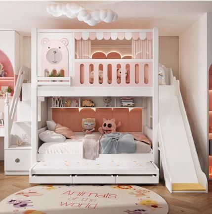 Girls princess bunk beds best sale