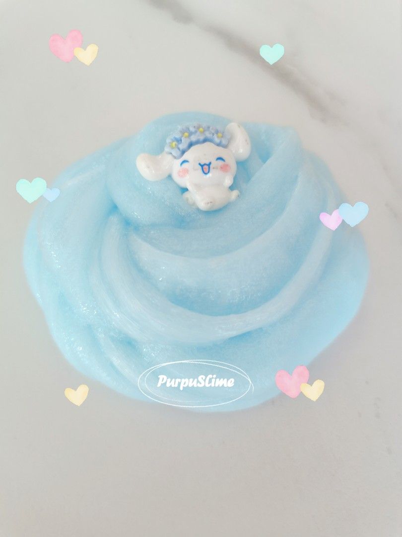 Cinnamoroll Crystal Blue Slime, Hobbies & Toys, Stationery & Craft