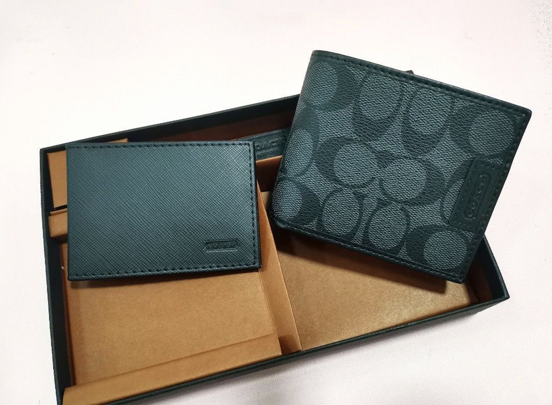 Coach Men Wallet 3in1 Giftset Authentic Brand New Last Set