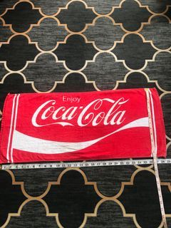 Coca Cola face sports towel