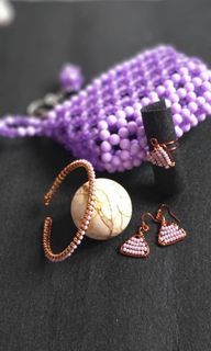 Copper Jewelry with purse terno Personalize