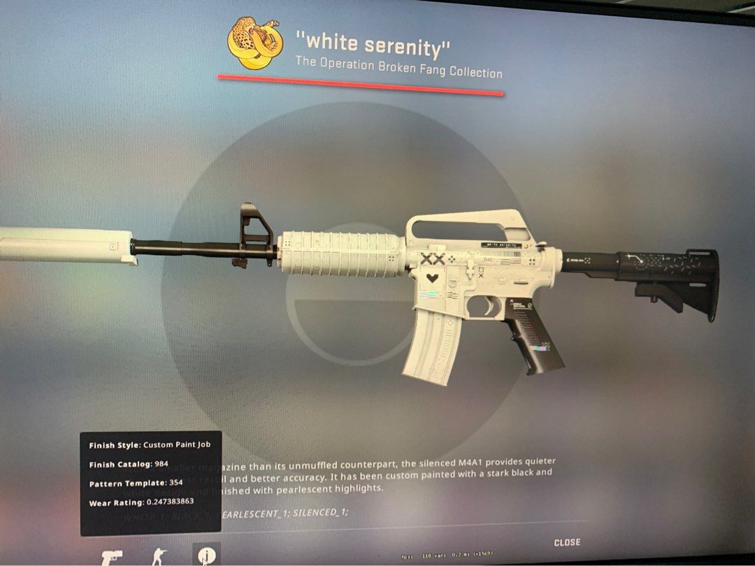 CSGO M4A1 PRINTSTREAM FT 0.24, Video Gaming, Video Games, Others on ...