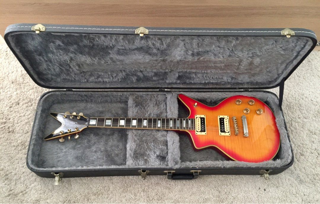 Dean guitar made in sale korea serial number