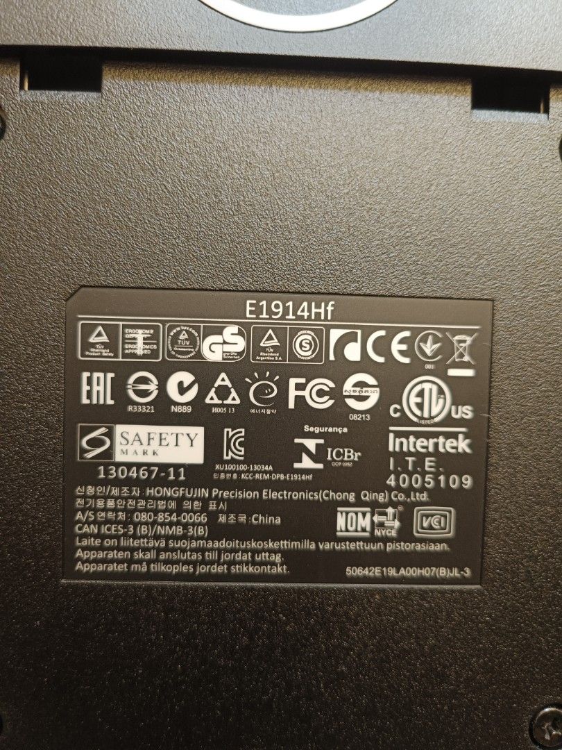 Dell LCD Monitor 18.5 inch62863059792515111