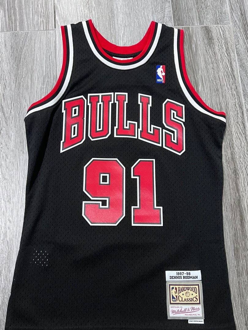Mitchell & Ness Swingman Jersey Chicago Bulls Alternate 1997-98 Dennis Rodman M / Black