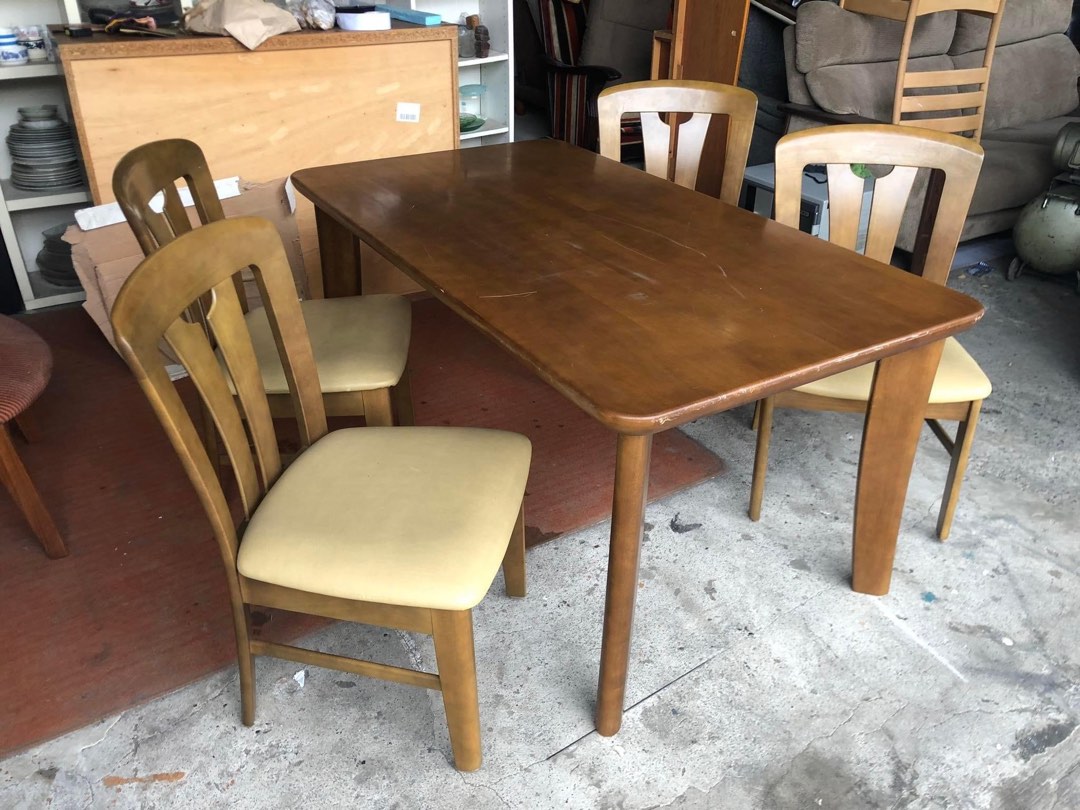 Dining table set Japan surplus on Carousell