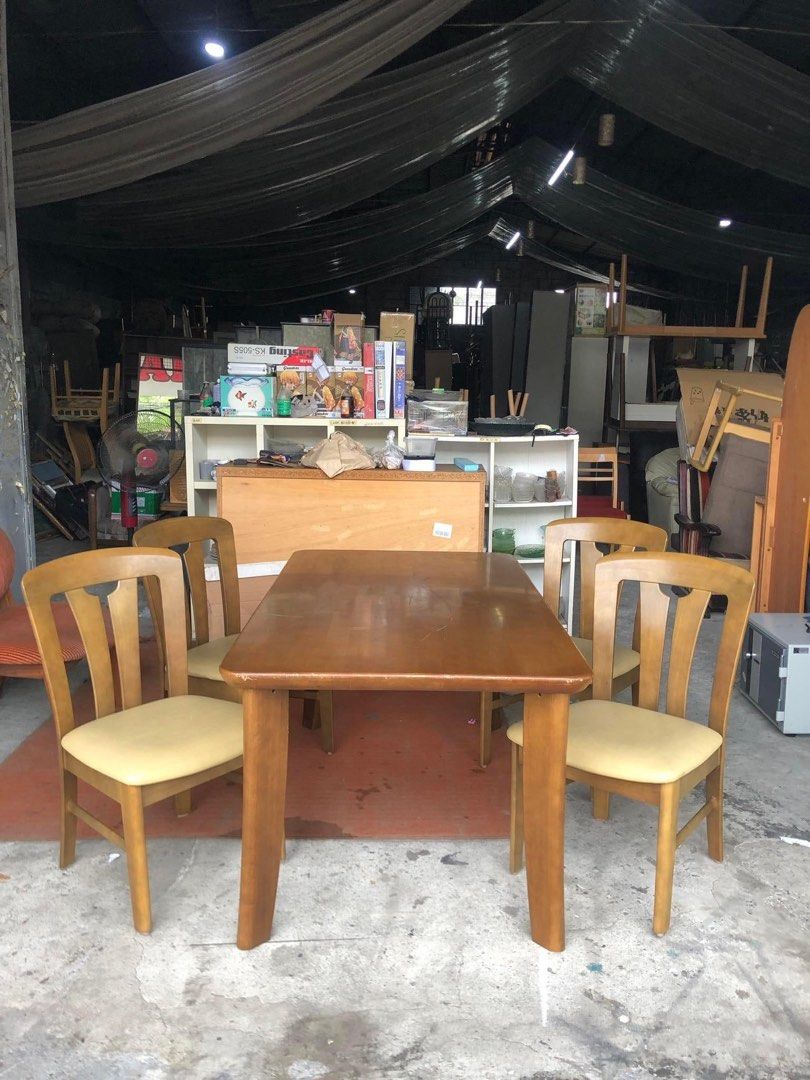 Dining table set Japan surplus on Carousell
