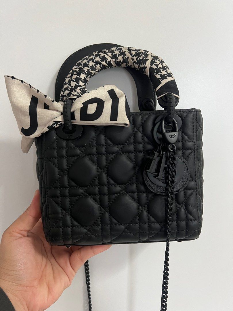 Lady dior ultra sales black bag price