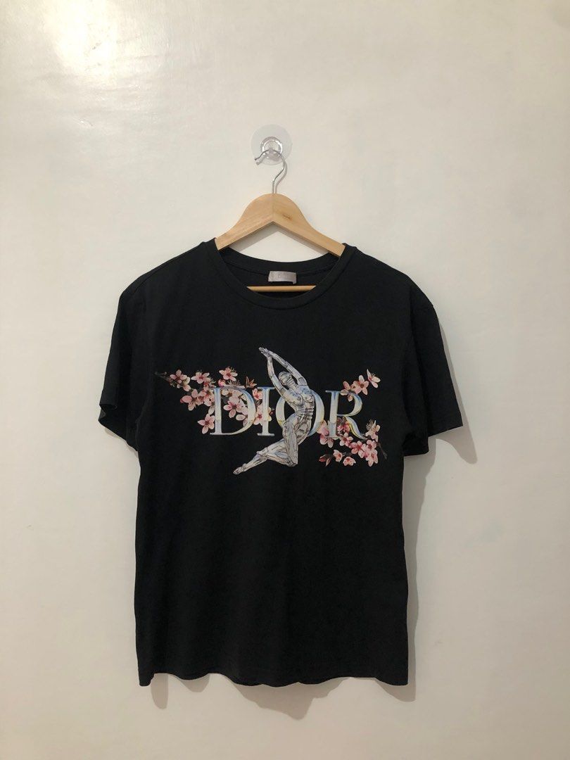 Dior Sorayama Oblique TRex Button Shirt Mens Fashion Tops  Sets  Tshirts  Polo Shirts on Carousell
