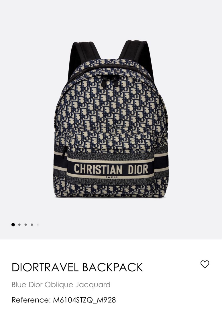 Christian dior oblique backpack clearance