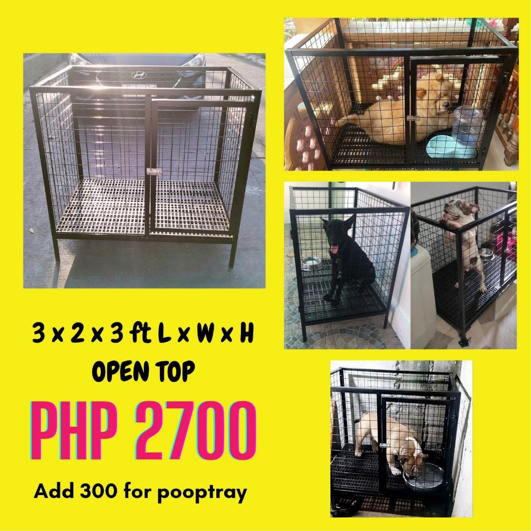 Dog Cage 3x2x3ft everyone on Carousell