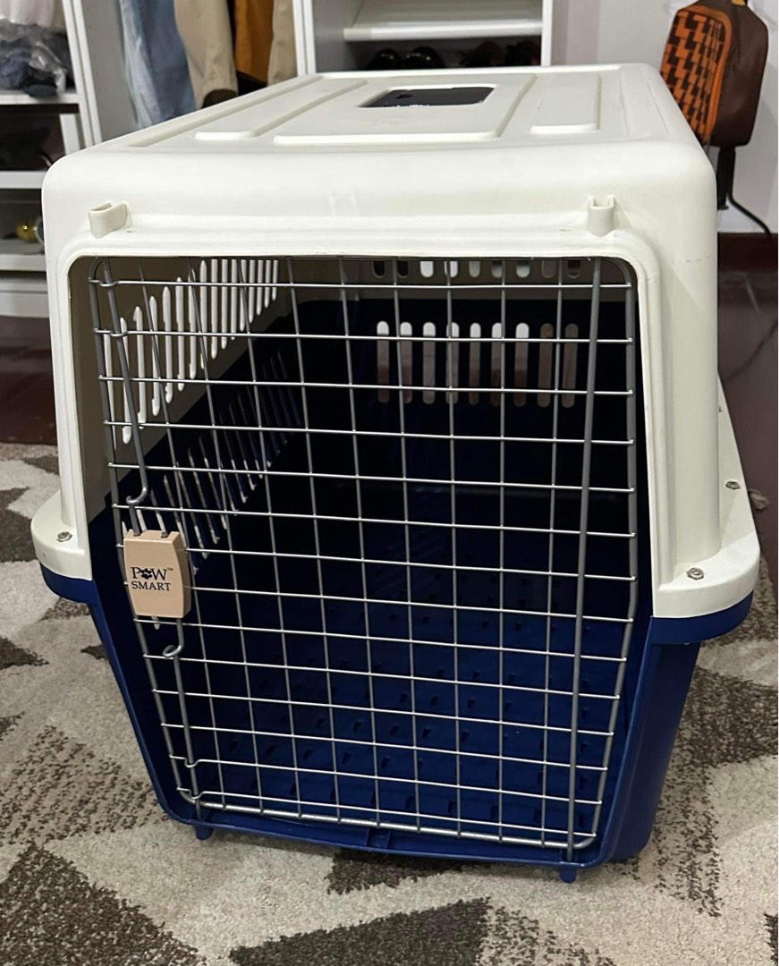 Dog Crate, Airline Approved, Size 4, XL Blue on Carousell