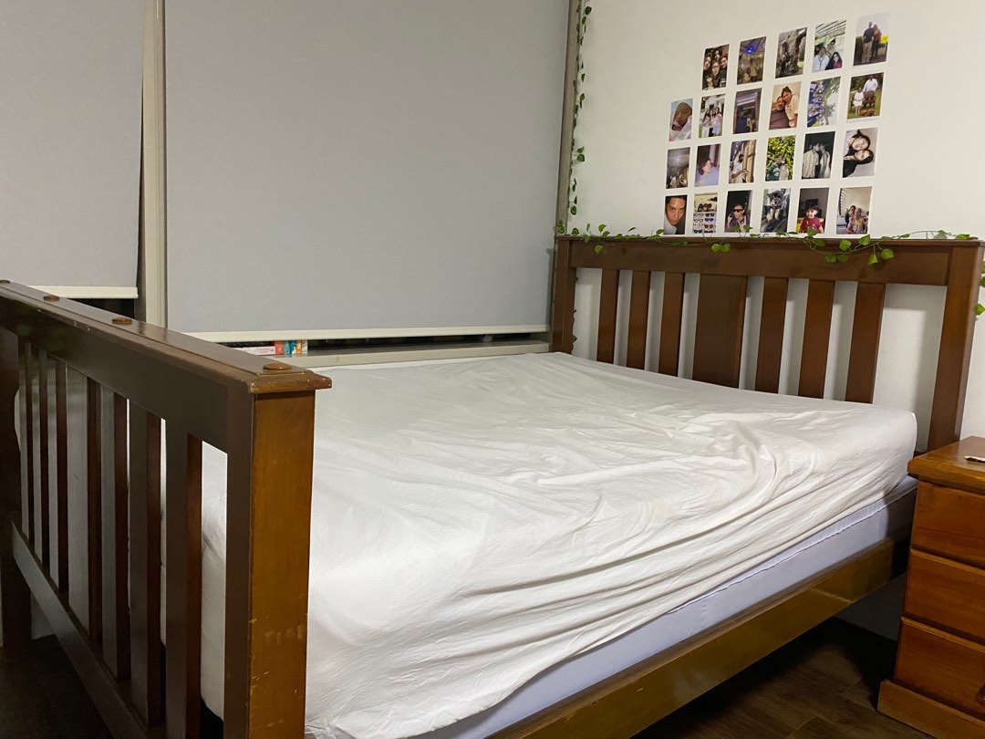 Double Mattress Queen Bed on Carousell