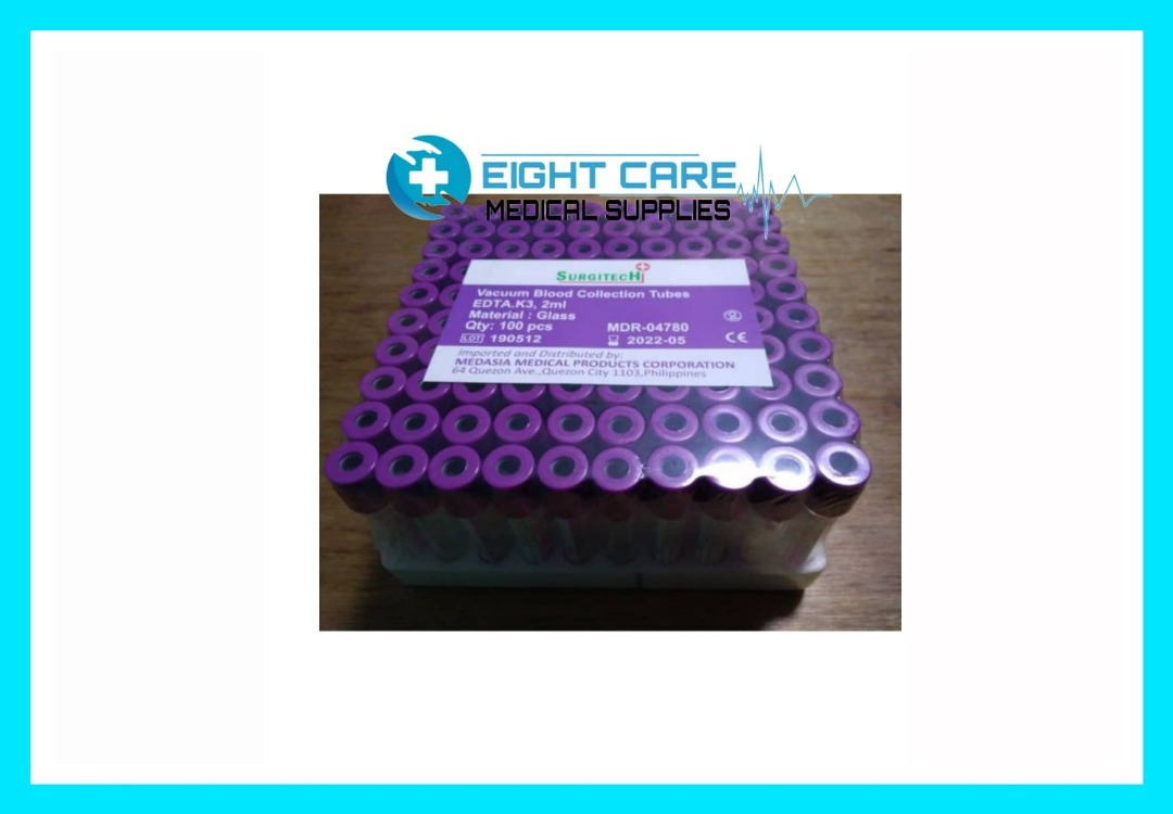 EDTA TUBE (2ML AND 3ML) I PURPLE TOP TUBE I BLOOD COLLECTION VACUUM