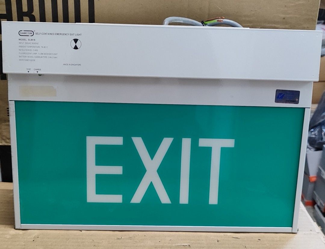 Emergency Exit Light, Furniture & Home Living, Lighting & Fans