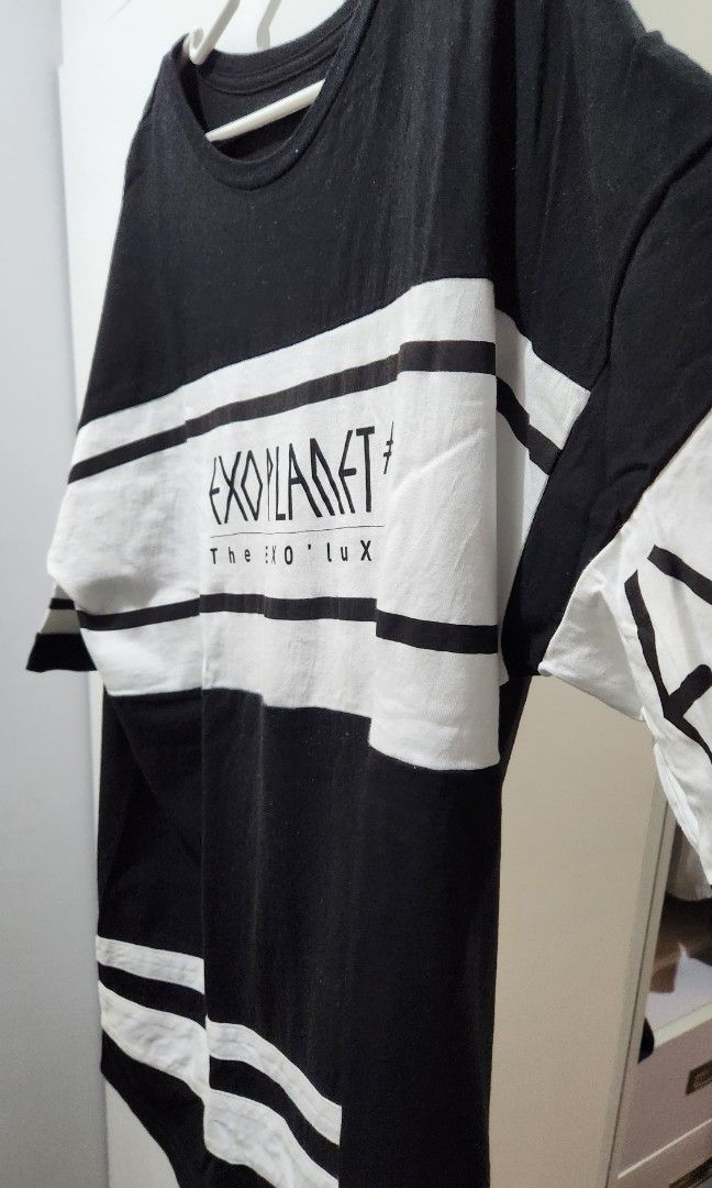 EXO EXOLUXION OFFICIAL SHIRT LARGE (Category: Shirts) located in Muntinlupa City. Submitted by angtalking (Listing ID 1237513237, Image 3). Description: -Original packaging has been discarded and will ship it in something else -Large size, oversized fit -NEVER USED OUTSIDE, only wore it to check size and unfortunately, it was too big -Feel free to message me for more photos -Bought from thegiftshop02 (see last pic for proof of item authenticity) 