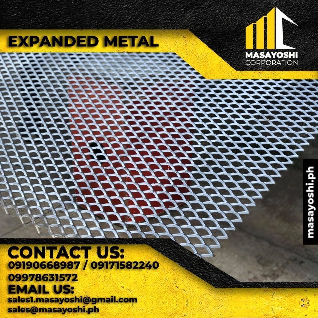 Expanded Metal, Construction Material, Aluminum Expanded Metal, Metal