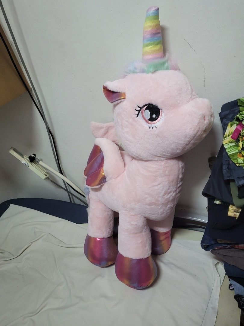 Extra large unicorn plush top