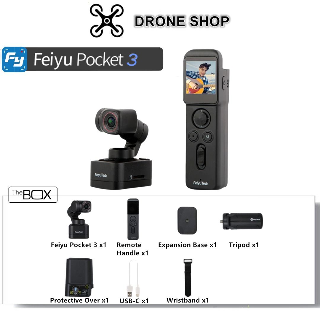 Feiyu Pocket 3: Cordless Detachable Gimbal Camera
