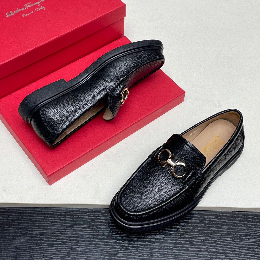 Ferragamo Classic Men s Formal Business Casual Loafer Slip On