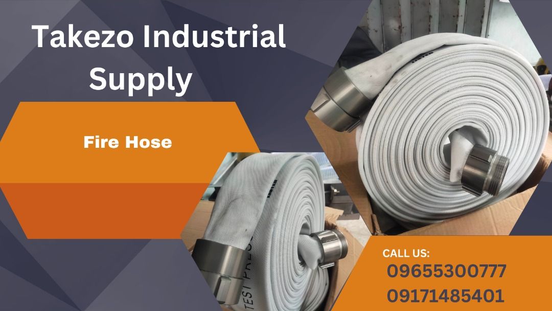 Fire Hose (Category: Construction Tools & Equipment) located in Manila. Submitted by angiedalu10338 (Listing ID 1237359175, Image 1). Description: Fire Hose Specs: 2 1/2" x 100ft Price: 7,085 For faster transaction call txt or viber 0-9-6-5-5-3-0-0-7-7-7 0-9-1-7-1-4-8-5-4-0-1 Look for angie *PRICE MAY CHANGE WITHOUT PRIOR NOTICE *ITEM IS VAT EXCLUSIVE *SUBJECT FOR AVAILABILITY *PRICE DEPENDS ON THE SIZES.