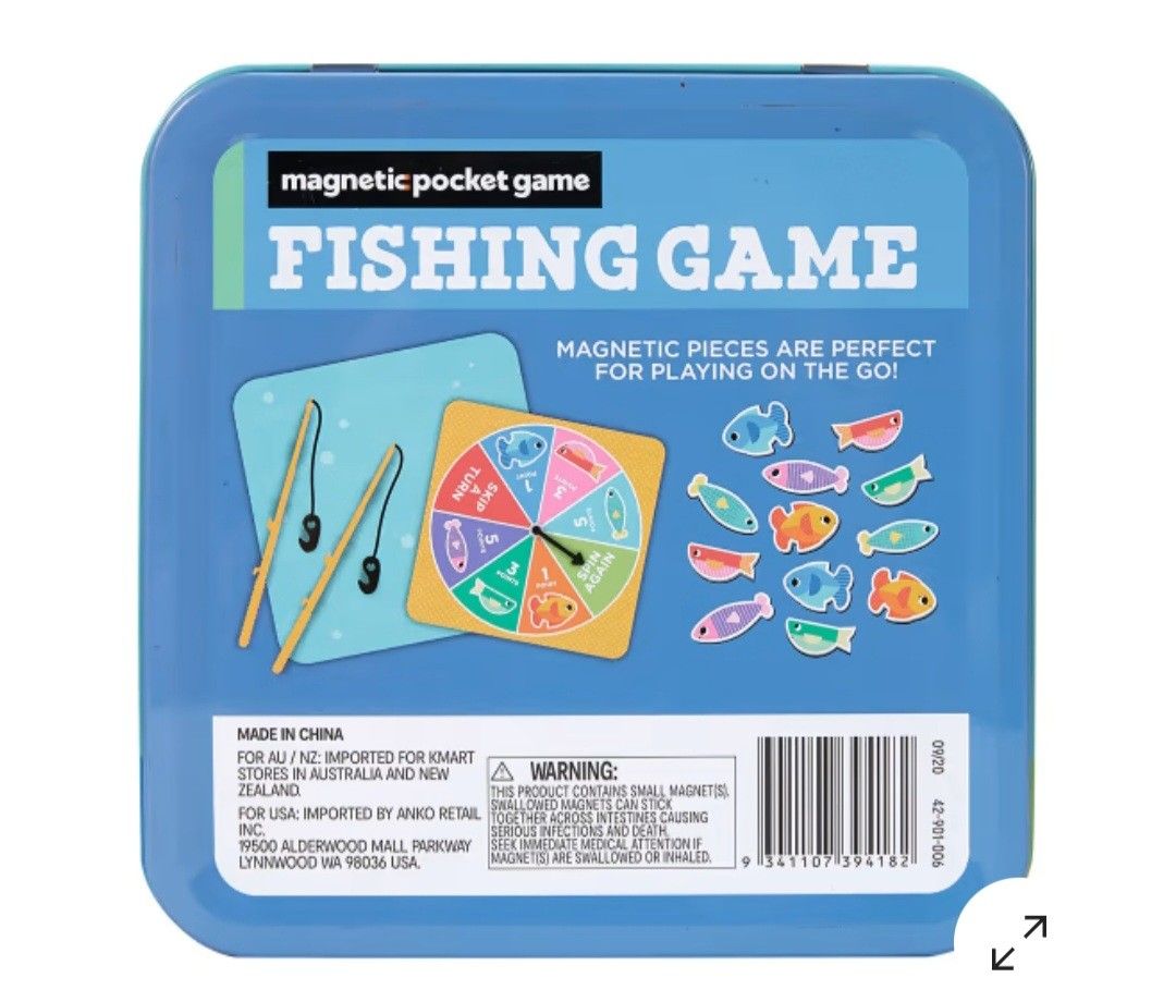 Kmart magnetic fishing game 2025