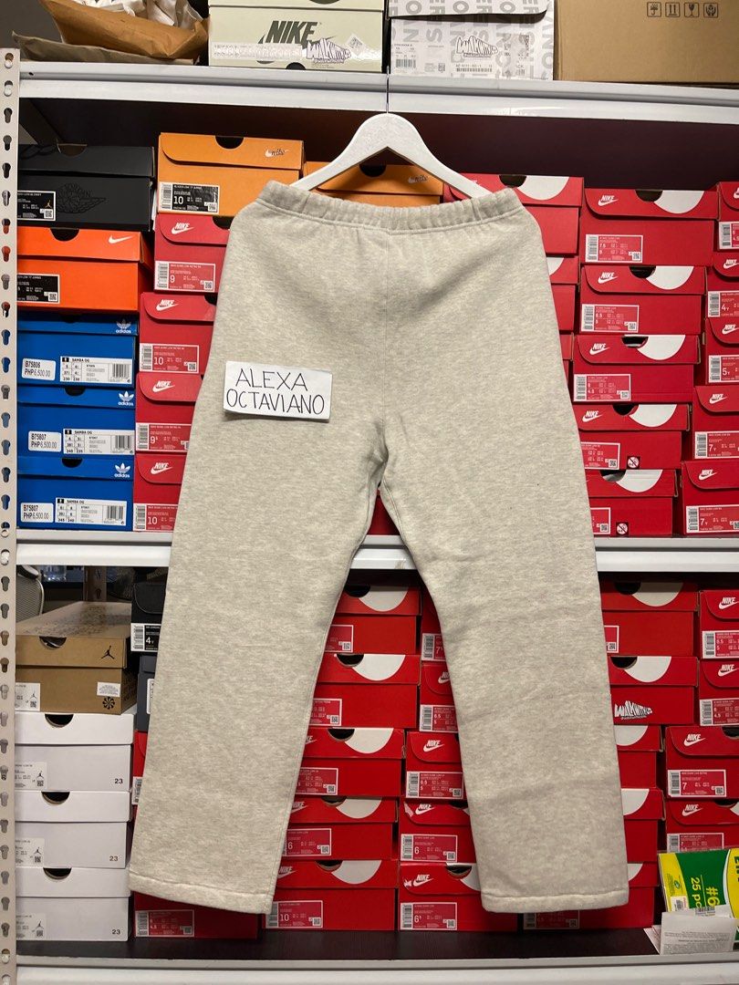 FOG Essentials Sweatpants Light Heather Oatmeal Men s Fashion