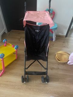 Folding Stroller Pink and Black / Umbrella Stroller Safety 1st
