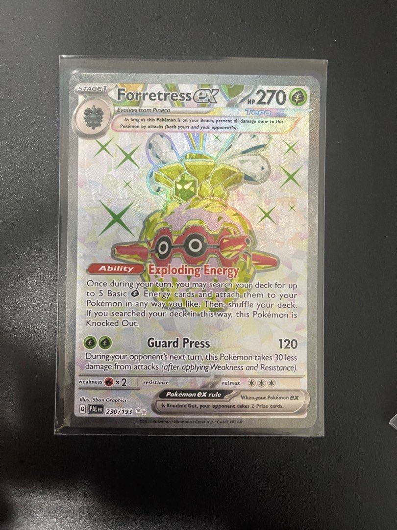 forretress ex pokemon card value Forretress ex - 009/190 - SV4a: Shiny Treasure ex [DOUBLE RARE] [Near Mint]