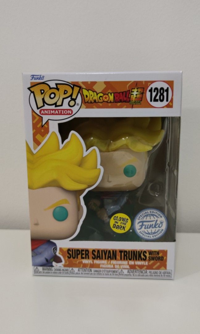 FunkoPop Super Saiyan Trunks with Sword GiTD Hobbies Toys