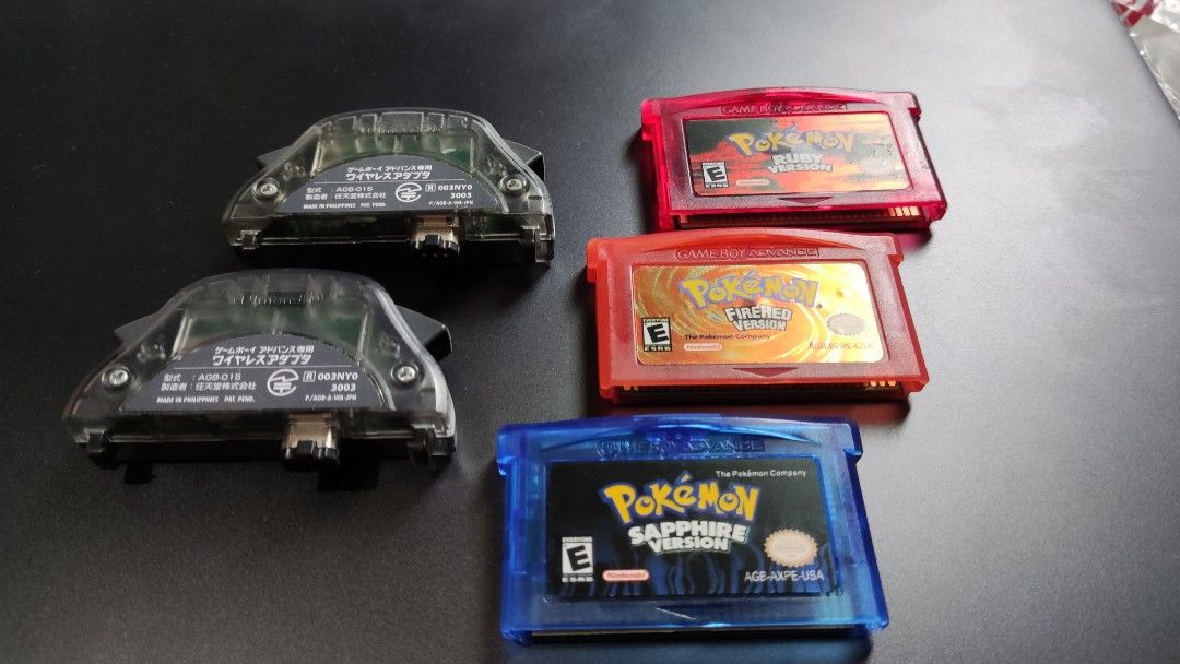 GBA Wireless Adapter & Pokemon Games (Class A/BL), Video Gaming, Video