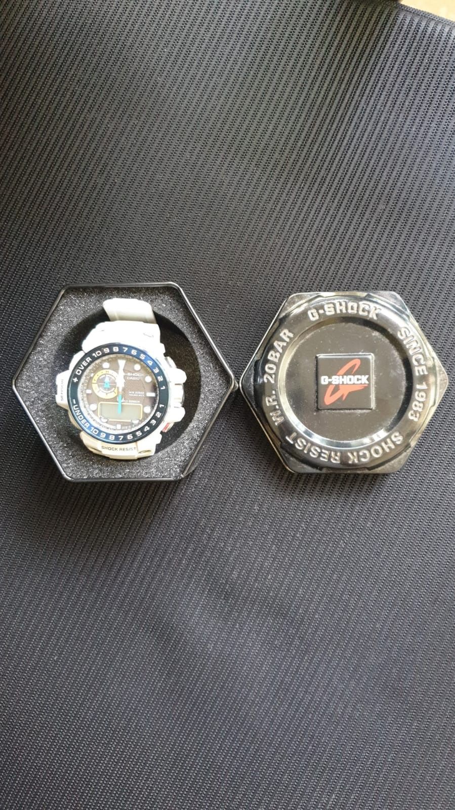 G SHOCK GULFMASTER White Grey Multiband 6 Solar Luxury Watches